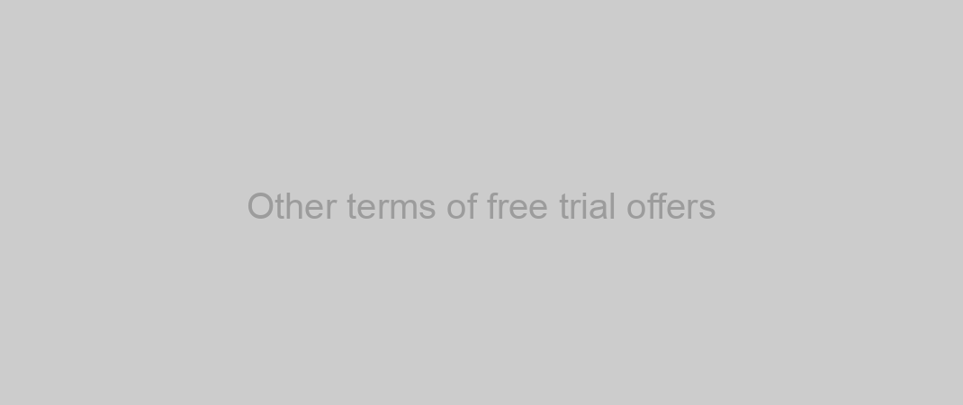 Other terms of free trial offers